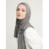imageModefa Womens Turkish Islamic Premium Jersey Hijab Shawl Wrap ScarfGray