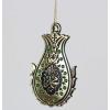 imageTurkish Islamic Ottoman DoubleSided Allah Muhammad Lalegul Car Rear View Mirror Hanger Medallion Pendant Accessory TurquoiseGreen