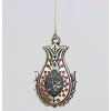 imageTurkish Islamic Ottoman DoubleSided Allah Muhammad Lalegul Car Rear View Mirror Hanger Medallion Pendant Accessory TurquoiseRed