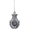 imageTurkish Islamic Ottoman DoubleSided Allah Muhammad Lalegul Car Rear View Mirror Hanger Medallion Pendant Accessory TurquoiseSilverTurquoise