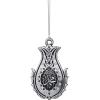 imageTurkish Islamic Ottoman DoubleSided Allah Muhammad Lalegul Car Rear View Mirror Hanger Medallion Pendant Accessory TurquoiseSilverWhite