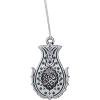 imageTurkish Islamic Ottoman DoubleSided Allah Muhammad Lalegul Car Rear View Mirror Hanger Medallion Pendant Accessory TurquoiseWhiteGreen
