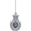 imageTurkish Islamic Ottoman DoubleSided Allah Muhammad Lalegul Car Rear View Mirror Hanger Medallion Pendant Accessory TurquoiseWhiteTurquoise