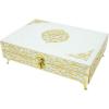 imageIkra Muslim Islamic Keepsake Turkish Gift Set Holy Quran in Arabic  Ikra With Hijab and Tesbih SilverWhite