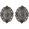 imageModefa Islamic Wall Plaque Set  Allah ampamp Muhammad Arabic Calligraphy Art  Islamic Decor for Living Room Muslim Home Decor Turkish Oval Wall Art Eid Ramadan Gifts  23 x 31cm 9 x 12in GoldSilver