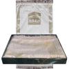 imageModefa Luxury Islamic Prayer Mat Gift Box  Deluxe 4 Piece Set with Quran Stand ampamp Prayer Beads Tesbih  Thin Velvet Turkish Praying Carpet for Men ampamp Women  Ramadan ampamp Eid Gift  Shimmery Kaba GoldGold