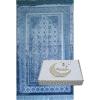 imageModefa Luxury Islamic Prayer Rug in Gift Box  Deluxe Gift Set with Prayer Mat ampamp Prayer Beads Tesbih  Soft Plush Turkish Prayer Rug for Men and Women  Ramadan or Eid Gift Hot PinkSteel Blue