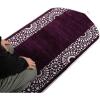 imageModefa Turkish Islamic Prayer Mat  Chenille with Foam and Carrying Bag  Intricate Praying Rug Ramadan Eid Gift  Traditional Muslim Janamaz Seccade for Men Women  Mustaqim RedPurple