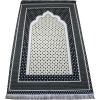 imageModefa Turkish Islamic Prayer Mat Janamaz Sajjadah  Thin Woven Cotton Praying Rug Ramadan Eid Gift  Traditional Muslim Sejada for Men Women  Hira Diamond RedBlack