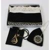 imageModefa Turkish Islamic Prayer Rug  Chenille Muslim Prayer Mat Islam Sajada  Muslim Prayer Rug Janamaz  Ramadan or Eid Gift with Car Hanger  Luxury Woven Meccan Black KBGift Box Set