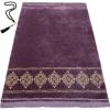 imageModefa Turkish Islamic Prayer Rug  Large ampamp Wide Soft Velvet Janamaz  Comfortable Muslim Praying Mat for Men ampamp Women  Ramadan or Eid Gift  with Prayer Beads Tesbih  Grand Plush PlumLilac