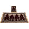imageModefa Turkish Islamic Prayer Rug  Multi Person Janamaz Sajada for Family  Large Gathering ampamp Group Praying Mat Carpet  5 Person Imam Prayer Rug RedMulti 1RedMulti 1