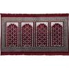 imageModefa Turkish Islamic Prayer Rug  Multi Person Janamaz Sajada for Family or Large Gathering ampamp Group Praying Carpet  Wide Plush Velvet Praying Mat Green Arch  4 PersonRed  4 Person