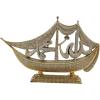 imageModefa Turkish Islamic Table Decor  Unique Sailboat Shaped Showpiece Sculpture  Ramadan Eid ampamp Special Occasion Gift  Allah ampamp Muhammad in Intricate Arabic Calligraphy GoldGold