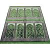 imageModefa Turkish Prayer Rug  Wide 8 Multi Person Velvet Namaz Sajadah Janamaz  Family Group Carpet Red 2Green