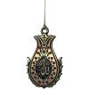 imageTurkish Islamic Ottoman DoubleSided Allah Muhammad Lalegul Car Rear View Mirror Hanger Medallion Pendant Accessory TurquoiseRed
