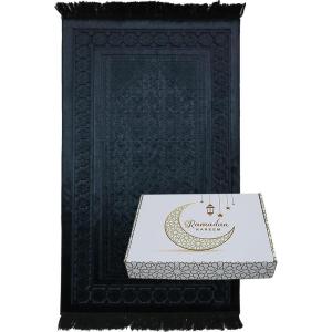 imageModefa Luxury Islamic Prayer Rug in Gift Box  Deluxe Gift Set with Prayer Mat ampamp Prayer Beads Tesbih  Soft Plush Turkish Prayer Rug for Men and Women  Ramadan or Eid Gift Hot PinkBlack