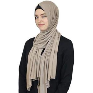 imageModefa Womens Turkish Islamic Premium Jersey Hijab Shawl Wrap ScarfMink