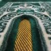 imageModefa Islamic Prayer Rug  Double Plush Large ampamp Wide Velvet Carpet  Traditional Muslim Janamaz Sajada  Thick Turkish Prayer Mat for Men ampamp Women Ramadan or Eid Gift  Floral Mihrab GreenFloral Mihrab Green