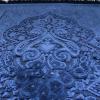 imageModefa Luxury Velvet Prayer Rug with Prayer Beads  Soft Elegant Muslim Turkish Janamaz Sajada Carpet for Men and Women  Plain Solid Prayer Mat Ramadan Eid Gift  Paisley Golden YellowNavy Blue