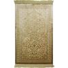 imageModefa Luxury Velvet Prayer Rug with Prayer Beads  Soft Elegant Muslim Turkish Janamaz Sajada Carpet for Men and Women  Plain Solid Prayer Mat Ramadan Eid Gift  Paisley Golden YellowGolden Yellow