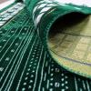 imageModefa Prayer Mat  Thin Lightweight Velvet Turkish Muslim Prayer Rug  Prayer Rug Islam Men  Islamic Prayer Rug Sajjadah Prayer Mats Namaz Mat for Salah Islamic Gift Car Hanger  Vined Arch BlueGreen