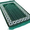 imageModefa Prayer Mat  Thin Lightweight Velvet Turkish Muslim Prayer Rug  Prayer Rug Islam Men  Islamic Prayer Rug Sajjadah Prayer Mats Namaz Mat for Salah Islamic Gift Car Hanger  Vined Arch BlueGreen