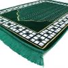 imageModefa Prayer Mat  Thin Lightweight Velvet Turkish Muslim Prayer Rug  Prayer Rug Islam Men  Islamic Prayer Rug Sajjadah Prayer Mats Namaz Mat for Salah Islamic Gift Car Hanger  Vined Arch BlueGreen