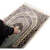 imageModefa Turkish Islamic Prayer Mat  Velvet Janamaz  Intricate Praying Rug Ramadan Eid Gift  Traditional Muslim Seccade for Men Women  Saray RedCharcoal Grey