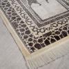 imageModefa Turkish Islamic Prayer Mat  Velvet Janamaz  Intricate Praying Rug Ramadan Eid Gift  Traditional Muslim Seccade for Men Women  Saray RedCharcoal Grey