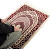 imageModefa Turkish Islamic Prayer Mat  Velvet Janamaz  Intricate Praying Rug Ramadan Eid Gift  Traditional Muslim Seccade for Men Women  Saray RedRed