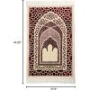imageModefa Turkish Islamic Prayer Mat  Velvet Janamaz  Intricate Praying Rug Ramadan Eid Gift  Traditional Muslim Seccade for Men Women  Saray RedRed