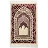 imageModefa Turkish Islamic Prayer Mat  Velvet Janamaz  Intricate Praying Rug Ramadan Eid Gift  Traditional Muslim Seccade for Men Women  Saray RedRed