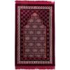 imageModefa Turkish Islamic Prayer Rug  Comfortable Muslim Praying Mat for Men ampamp Women  Soft Velvet Janamaz Praying Carpet  Ramadan or Eid Gift  with Kufi ampamp Beads  Lux Plush Geometric Mihrab RedRed