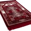 imageModefa Turkish Islamic Prayer Rug  Soft Velvet Janamaz Praying Carpet  Comfortable Muslim Praying Mat for Men ampamp Women  Ramadan or Eid Gift  Classic Elegant Swirl Red