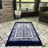 imageModefa Turkish Islamic Prayer Rug  Soft ampamp Plush Velvet Praying Carpet  Traditional Muslim Prayer Mat  Muslim Janamaz Sajada  Ramadan or Eid Gift  Kufi Prayer Cap  Floral Ipek BlueBlue