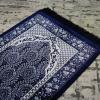 imageModefa Turkish Islamic Prayer Rug  Soft ampamp Plush Velvet Praying Carpet  Traditional Muslim Prayer Mat  Muslim Janamaz Sajada  Ramadan or Eid Gift  Kufi Prayer Cap  Floral Ipek BlueBlue