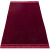 imageModefa Turkish Islamic Velvet Janamaz Prayer Rug  Prayer Mat Carpet for Men and Women  Traditional Muslim Sajadah  Ramadan or Eid Gift  Solid Simple RedRed