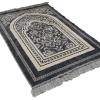 imageModefa Turkish Islamic Velvet Prayer Rug  Thick ampamp Wide Soft Praying Carpet for Men ampamp Women  Large Prayer Mat  Eid ampamp Ramadan Gift  with Kufi Cap Beads ampamp Car Hanger  Double Plush Floral RedFloral Arch  Grey