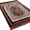 imageModefa Turkish Islamic Velvet Prayer Rug  Thick ampamp Wide Soft Praying Carpet for Men ampamp Women  Large Prayer Mat  Eid ampamp Ramadan Gift  with Kufi Cap Beads ampamp Car Hanger  Double Plush Floral RedFloral Arch  Rose Pink