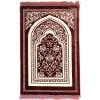 imageModefa Turkish Islamic Velvet Prayer Rug  Thick ampamp Wide Soft Praying Carpet for Men ampamp Women  Large Prayer Mat  Eid ampamp Ramadan Gift  with Kufi Cap Beads ampamp Car Hanger  Double Plush Floral RedFloral Arch  Rose Pink