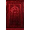 imageModefa Velvet Prayer Rug  Soft Plush Turkish Janamaz Sajada Carpet for Men and Women  Plain Solid Prayer Mat Ramadan Eid Gift  with Prayer Beads  Luxury Floral Stamp RedRed