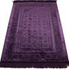 imageModefa Velvet Prayer Rug  Soft Plush Turkish Janamaz Sajada Carpet for Men and Women  Plain Solid Prayer Mat Ramadan Eid Gift  with Prayer Beads  Luxury Floral Stamp RedPurple