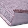 imageModefa Velvet Prayer Rug  Soft Plush Turkish Janamaz Sajada Carpet for Men and Women  Plain Solid Prayer Mat Ramadan Eid Gift  with Prayer Beads  Luxury Floral Stamp RedLilac