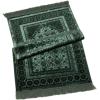 imageModefa Velvet Prayer Rug  Soft Plush Turkish Janamaz Sajada Carpet for Men and Women  Plain Solid Prayer Mat Ramadan Eid Gift  with Prayer Beads  Luxury Floral Stamp RedDark Green