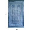 imageModefa Velvet Prayer Rug  Soft Plush Turkish Janamaz Sajada Carpet for Men and Women  Plain Solid Prayer Mat Ramadan Eid Gift  with Prayer Beads  Luxury Floral Stamp RedSteel Blue