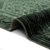 imageModefa Velvet Prayer Rug  Soft Plush Turkish Janamaz Sajada Carpet for Men and Women  Plain Solid Prayer Mat Ramadan Eid Gift  with Prayer Beads  Luxury Floral Stamp RedDark Green