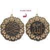 imageModefa Velvet Prayer Rug  with Car Hanger  Janamaz Sajjadah Musalla  Thick Plush Wide  Topkapi RedRed