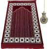 imageModefa Prayer Mat  Thin Lightweight Velvet Turkish Muslim Prayer Rug  Prayer Rug Islam Men  Islamic Prayer Rug Sajjadah Prayer Mats Namaz Mat for Salah Islamic Gift Car Hanger  Vined Arch BlueRed