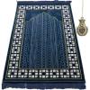 imageModefa Prayer Mat  Thin Lightweight Velvet Turkish Muslim Prayer Rug  Prayer Rug Islam Men  Islamic Prayer Rug Sajjadah Prayer Mats Namaz Mat for Salah Islamic Gift Car Hanger  Vined Arch BlueBlue